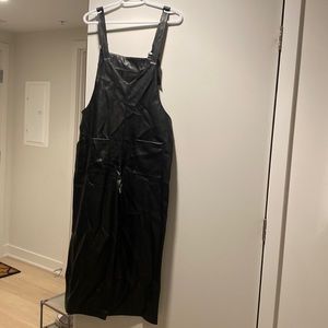 Cute Zara leather overalls